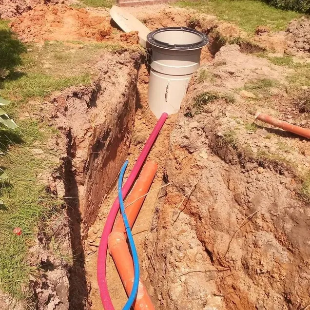 prečerpávacia šachta a nádrž